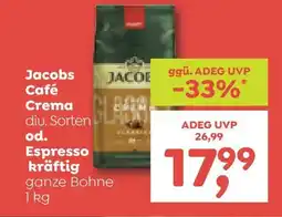 ADEG Jacobs Café Crema od. Espresso kräftig Angebot