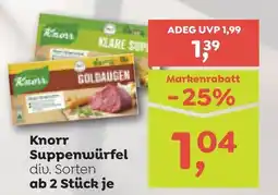 ADEG Knorr Suppenwürfel Angebot