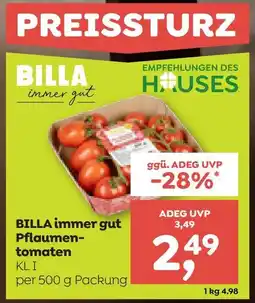 ADEG BILLA immer gut Pflaumen- tomaten Angebot