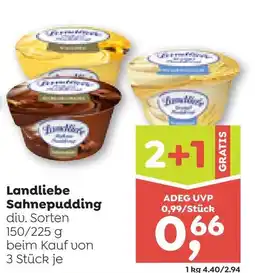 ADEG Landliebe Sahnepudding Angebot