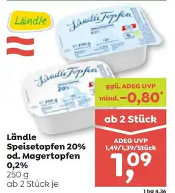 ADEG Ländle Speisetopfen od. Magertopfen Angebot