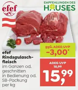 ADEG Efef rindsgulasch- fleisch Angebot