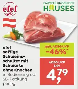 ADEG Efef saftige schweins- schulter mit schwarte ohne knochen Angebot