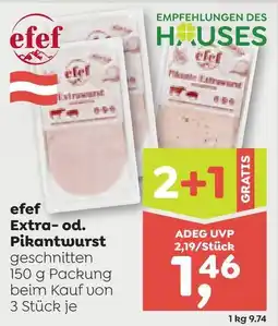 ADEG Efef Extra-od. Pikantwurst Angebot