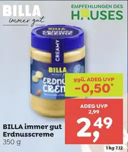 ADEG Billa immer gut erdnusscreme Angebot