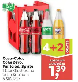 ADEG Coca-Cola, Coke Zero, Fanta od. Sprite Angebot