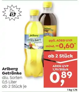 ADEG Arlberg Getränke Angebot