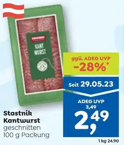 ADEG Stastnik Kantwurst Angebot