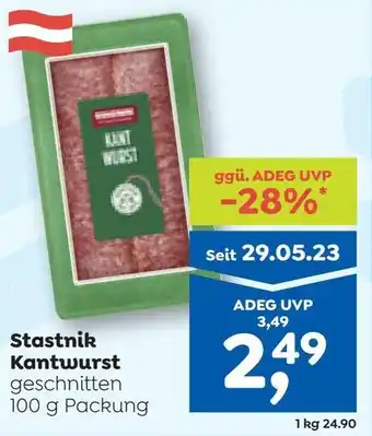 ADEG Stastnik Kantwurst Angebot
