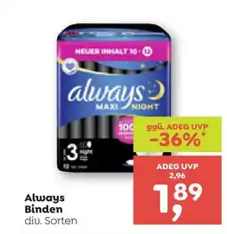 ADEG Always Binden Angebot