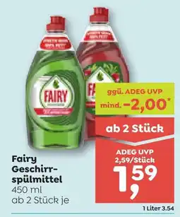 ADEG Fairy Geschirr- spülmittel Angebot