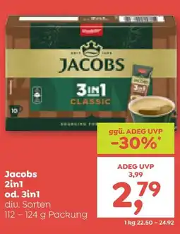 ADEG Jacobs 2in1 od. 3in1 Angebot