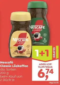 ADEG Nescafe classic löskaffee Angebot