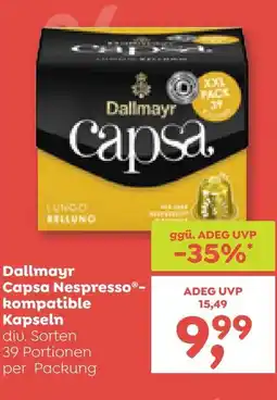 ADEG Dallmayr Capsa Nespresso- kompatible Kapseln Angebot