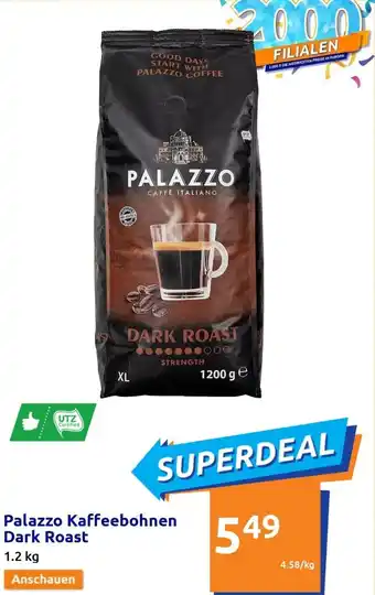 Palazzo Kaffeebohnen Dark Roast 1.2kg