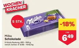 MPreis Milka Schokolade Angebot
