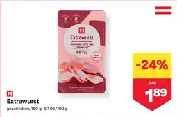 MPreis Extrawurst Angebot