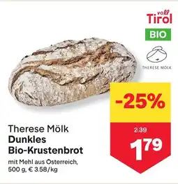 MPreis Therese mölk dunkles bio krustenbrot Angebot