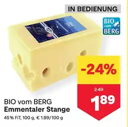 MPreis Bio vom berg emmentaler stange Angebot