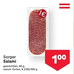 MPreis Sorger salami Angebot