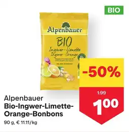 MPreis Bio ingwer limette orange bonbons Angebot