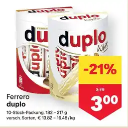 MPreis Ferrero duplo Angebot