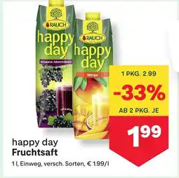 MPreis happy day Fruchtsaft Angebot