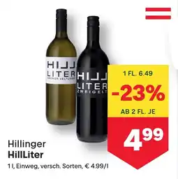 MPreis Hillinger hillliter Angebot