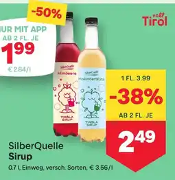 MPreis Silberquelle sirup Angebot