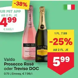 MPreis Valdo prosecco rosé oder treviso doc Angebot