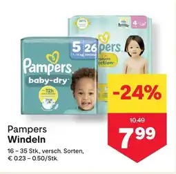 MPreis Pampers windeln Angebot
