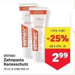 MPreis Elmex zahnpasta kariesschutz Angebot