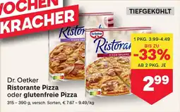 MPreis Dr. oetker ristorante pizza oder glutenfreie pizza Angebot