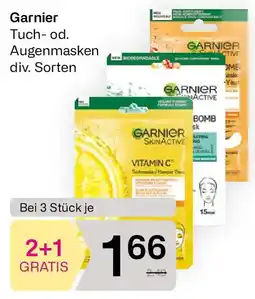Bipa Garnier tuch od augenmasken Angebot