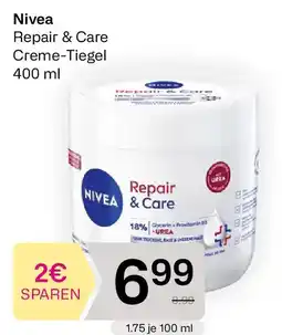 Bipa Nivea Repair & Care Creme Tiegel Angebot