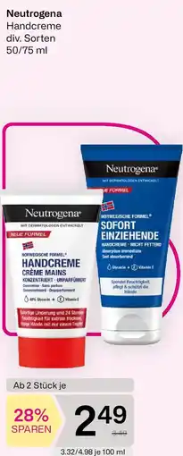 Bipa Neutrogena Handcreme Angebot