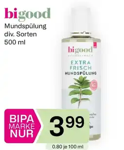 Bipa Bigood mundspülung Angebot