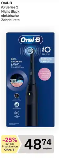 Bipa Oral-B iO Series 2 Night Black elektrische Zahnbürste Angebot