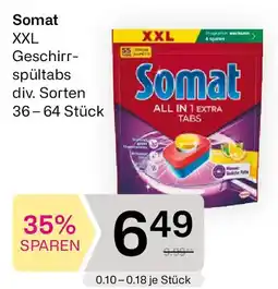 Bipa Somat XXL Geschirr spültabs Angebot