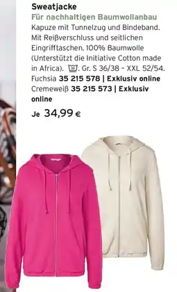 Tchibo Eduscho Sweatjacke Angebot