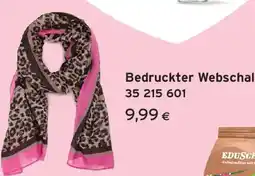 Tchibo Eduscho Bedruckter webschal Angebot