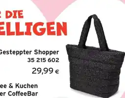 Tchibo Eduscho Gesteppter shopper Angebot