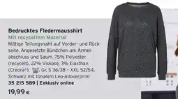 Tchibo Eduscho Bedrucktes Fledermausshirt Angebot