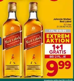 Billa Johnnie Walker Red Label Angebot