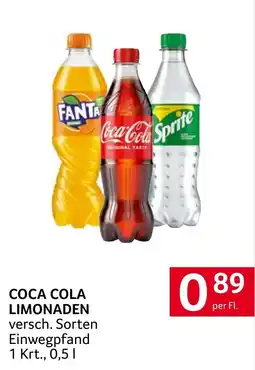 Transgourmet Coca cola limonaden versch. sorten Angebot