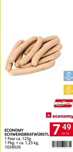 Transgourmet Economy schweinsbratwürstl Angebot