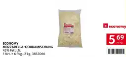Transgourmet Economy mozzarella goudamischung Angebot