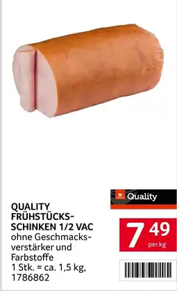 Transgourmet Quality frühstücks schinken 1/2 vac Angebot