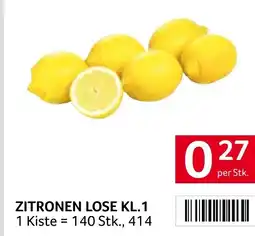 Transgourmet Zitronen lose kl.1 Angebot