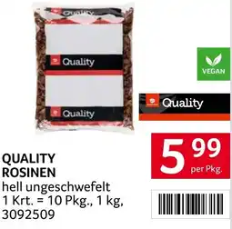 Transgourmet Quality rosinen Angebot